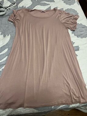 Pink Lily Mauve Swing Tunic Top